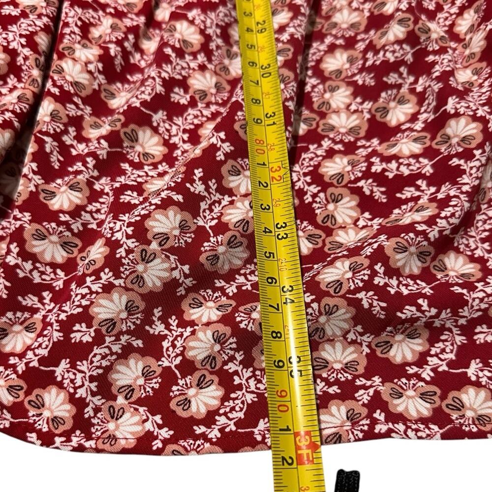 Loft Floral Drop Waist Swing Dress, size L - Picture 4 of 8
